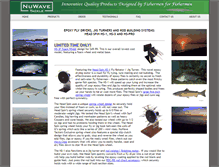 Tablet Screenshot of nuwavetackle.com